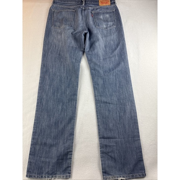 Levi's 514 Denim Blue Jeans Men's SIze 33/34 -See Photos - Picture 1 of 8